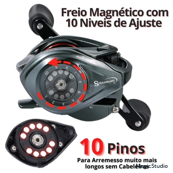 Carretilha de Pesca HookHaven